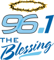 96.1 The Blessing logo - Tuscaloosa gospel religious radio